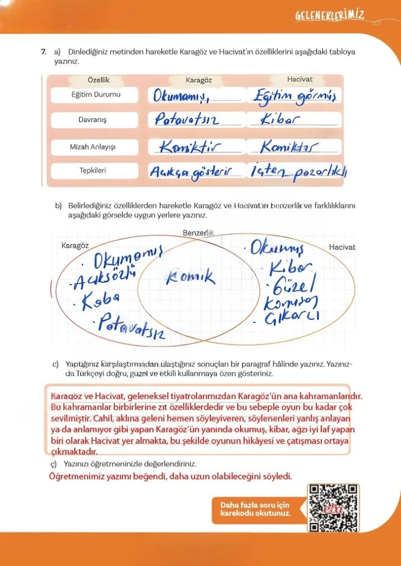 5. Sınıf Türkçe Ders Kitabı Cevapları Meb Yayınları 2. Kitap Sayfa 63 Çözüm Görseli