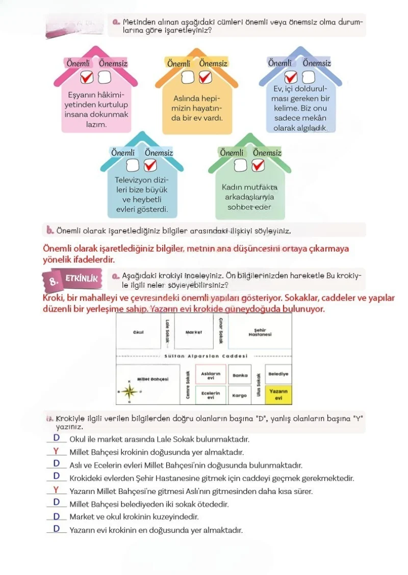 5. Sınıf Türkçe Ders Kitabı Cevapları Meb Yayınları 2. Kitap Sayfa 72 Çözüm Görseli