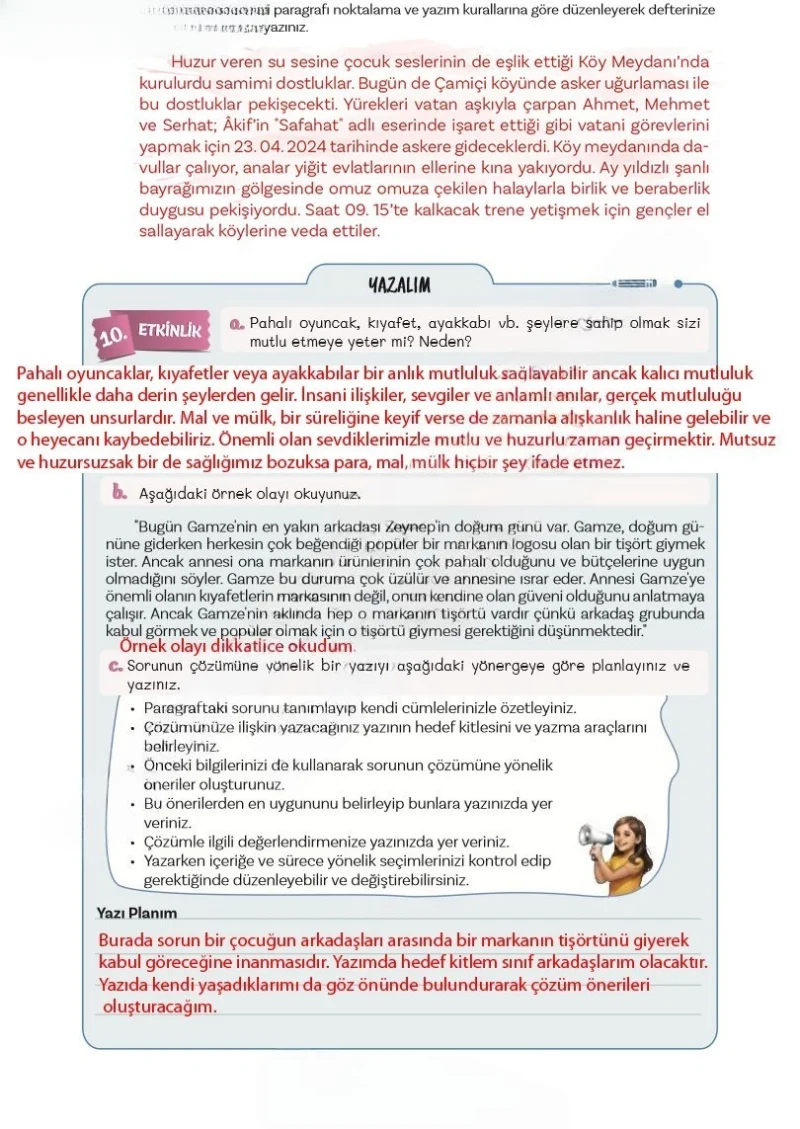 5. Sınıf Türkçe Ders Kitabı Cevapları Meb Yayınları 2. Kitap Sayfa 73 Çözüm Görseli