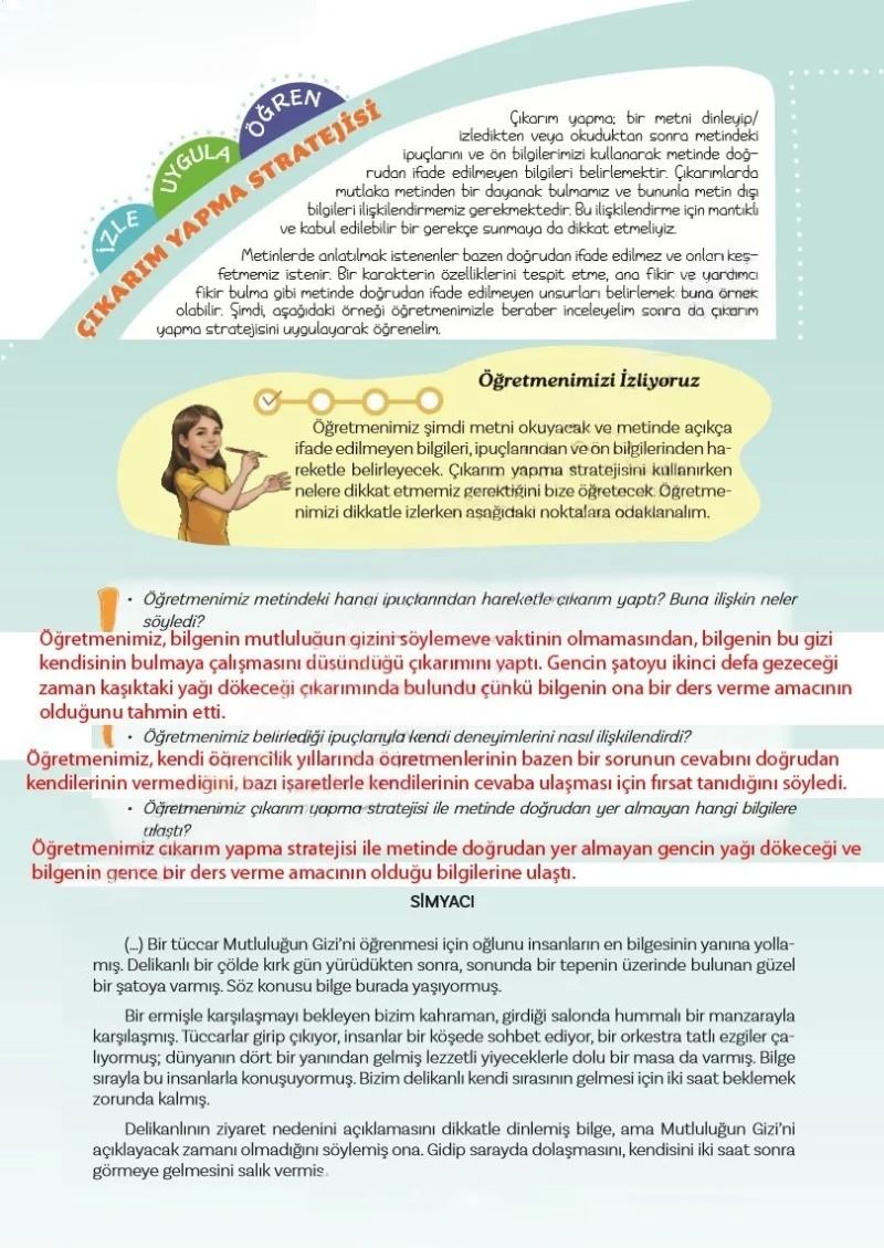 5. Sınıf Türkçe Ders Kitabı Cevapları Meb Yayınları 2. Kitap Sayfa 76 Çözüm Görseli