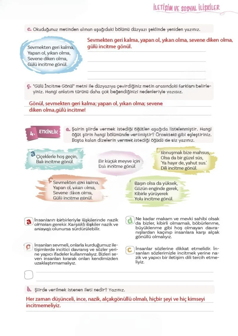 5. Sınıf Türkçe Ders Kitabı Cevapları Meb Yayınları 2. Kitap Sayfa 89 Çözüm Görseli