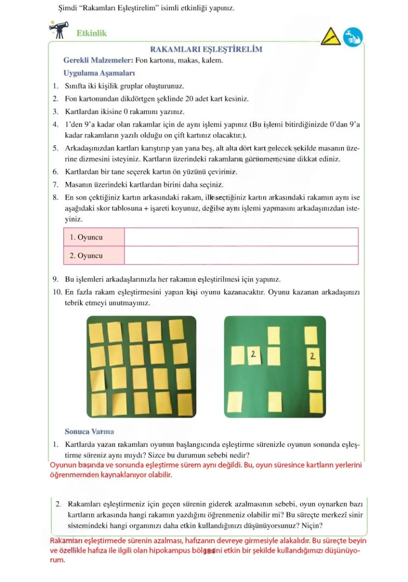 6. Sınıf Fen Bilimleri Ders Kitabı Cevapları Adım Adım Yayınları Sayfa 184 Çözüm Görseli