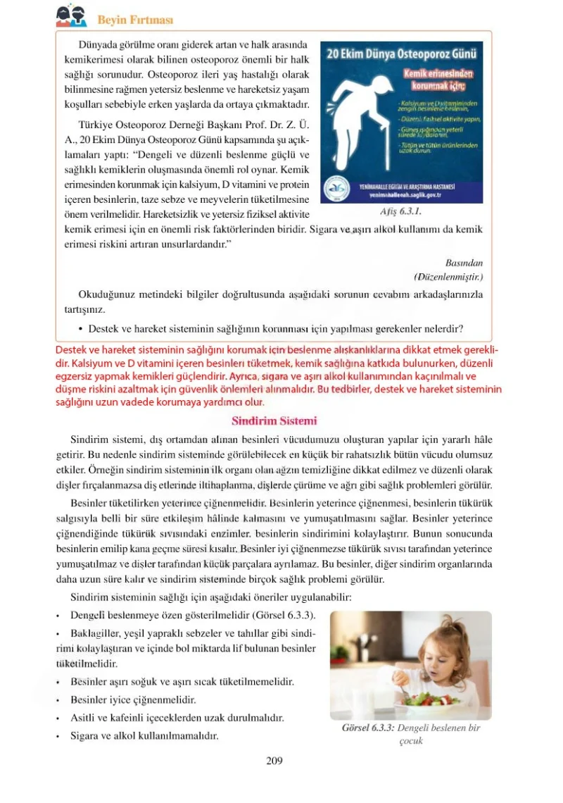 6. Sınıf Fen Bilimleri Ders Kitabı Cevapları Adım Adım Yayınları Sayfa 209 Çözüm Görseli