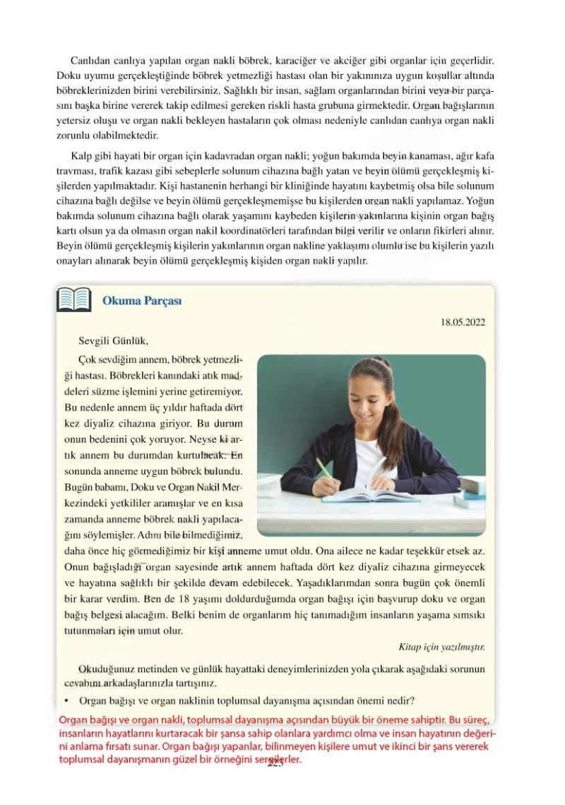 6. Sınıf Fen Bilimleri Ders Kitabı Cevapları Adım Adım Yayınları Sayfa 223 Çözüm Görseli