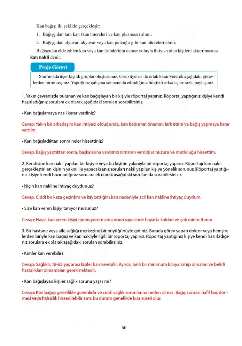 6. Sınıf Fen Bilimleri Ders Kitabı Cevapları Adım Adım Yayınları Sayfa 60 Çözüm Görseli