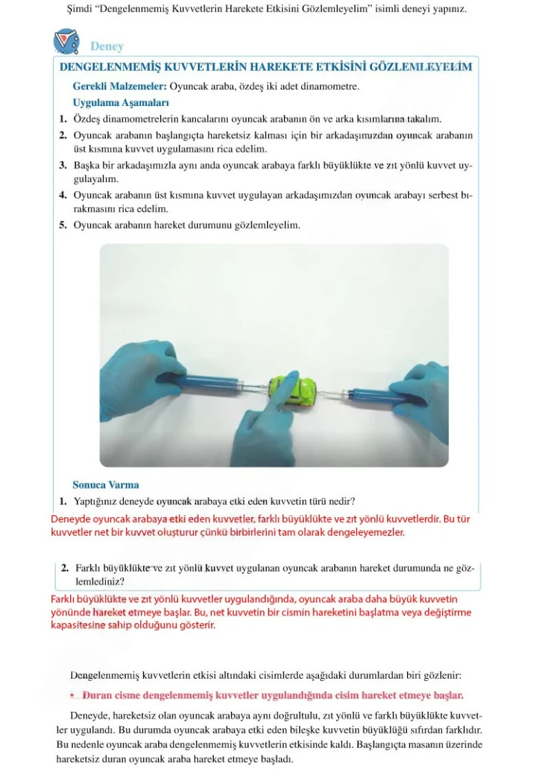 6. Sınıf Fen Bilimleri Ders Kitabı Cevapları Adım Adım Yayınları Sayfa 93 Çözüm Görseli