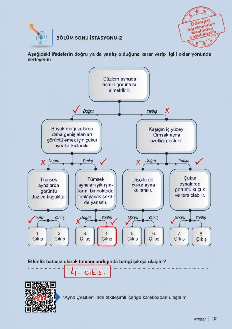 6. Sınıf Fen Bilimleri Ders Kitabı Cevapları Meb Yayınları 1. Kitap Sayfa 161 Çözüm Görseli