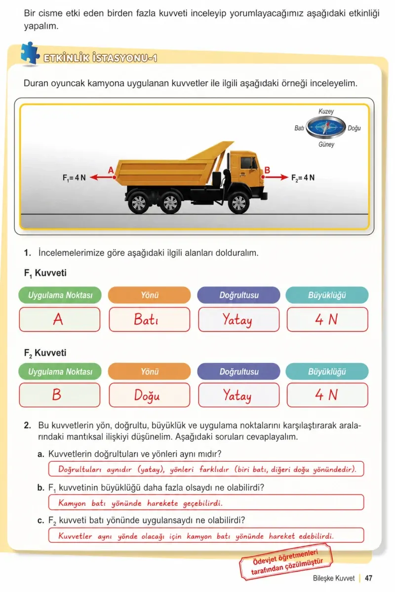 6. Sınıf Fen Bilimleri Ders Kitabı Cevapları Meb Yayınları 1. Kitap Sayfa 47 Çözüm Görseli