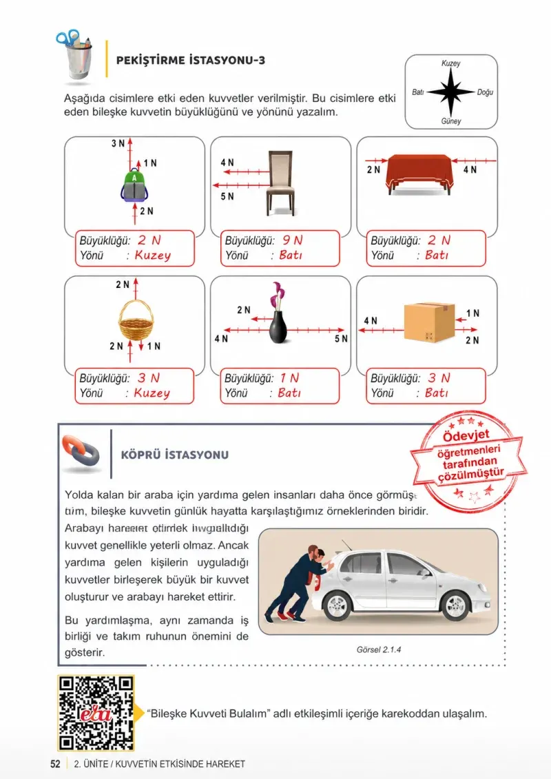 6. Sınıf Fen Bilimleri Ders Kitabı Cevapları Meb Yayınları 1. Kitap Sayfa 52 Çözüm Görseli