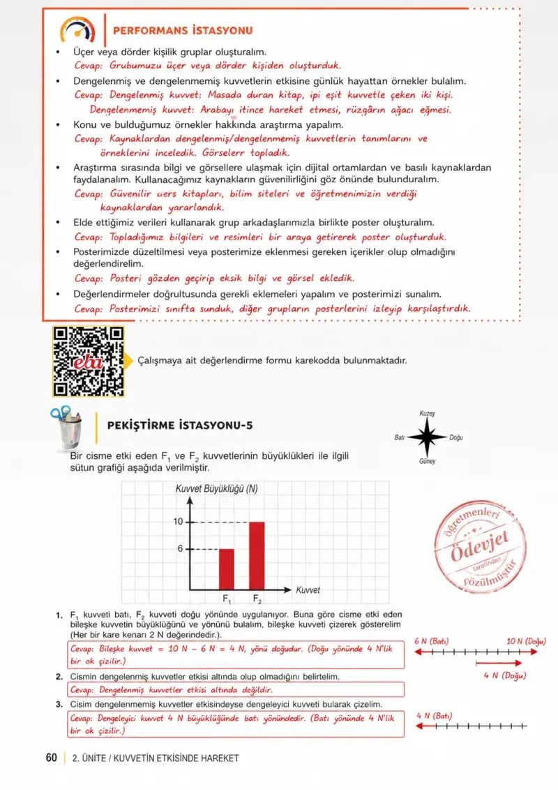 6. Sınıf Fen Bilimleri Ders Kitabı Cevapları Meb Yayınları 1. Kitap Sayfa 60 Çözüm Görseli