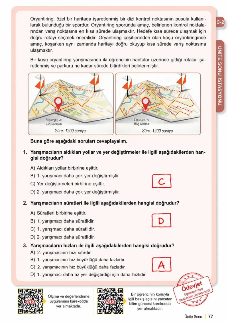 6. Sınıf Fen Bilimleri Ders Kitabı Cevapları Meb Yayınları 1. Kitap Sayfa 77 Çözüm Görseli