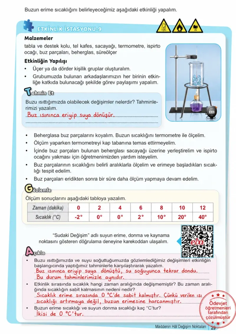 6. Sınıf Fen Bilimleri Ders Kitabı Cevapları Meb Yayınları 2. Kitap Sayfa 29 Çözüm Görseli
