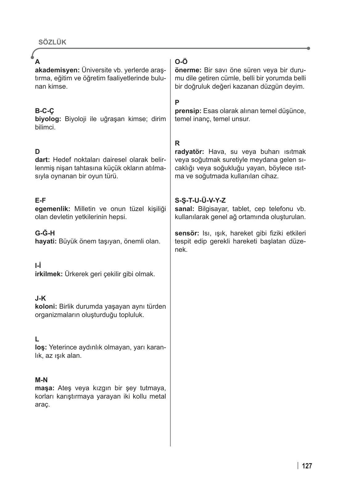 6. Sınıf Fen Bilimleri Ders Kitabı Cevapları Meb Yayınları 2. Kitap Sayfa 127