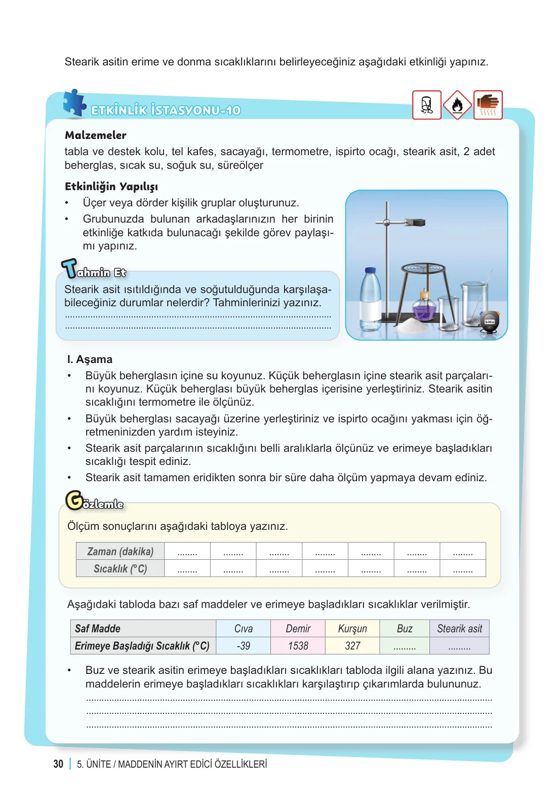 6. Sınıf Fen Bilimleri Ders Kitabı Cevapları Meb Yayınları 2. Kitap Sayfa 30