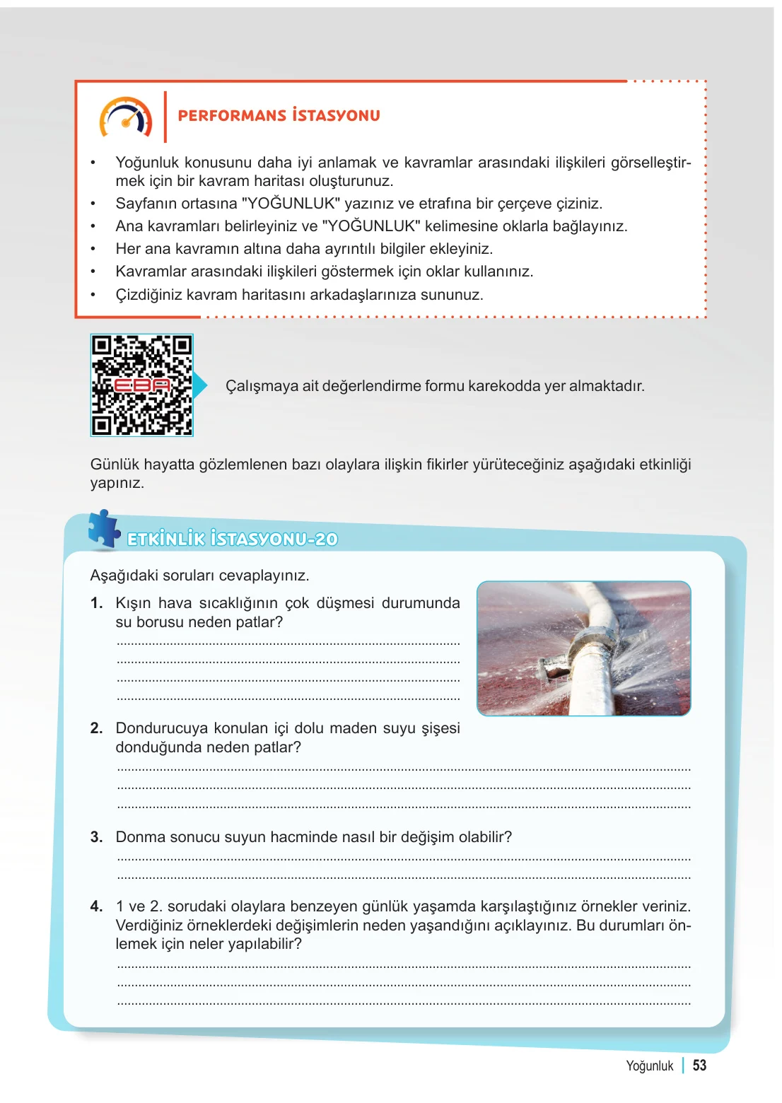 6. Sınıf Fen Bilimleri Ders Kitabı Cevapları Meb Yayınları 2. Kitap Sayfa 53