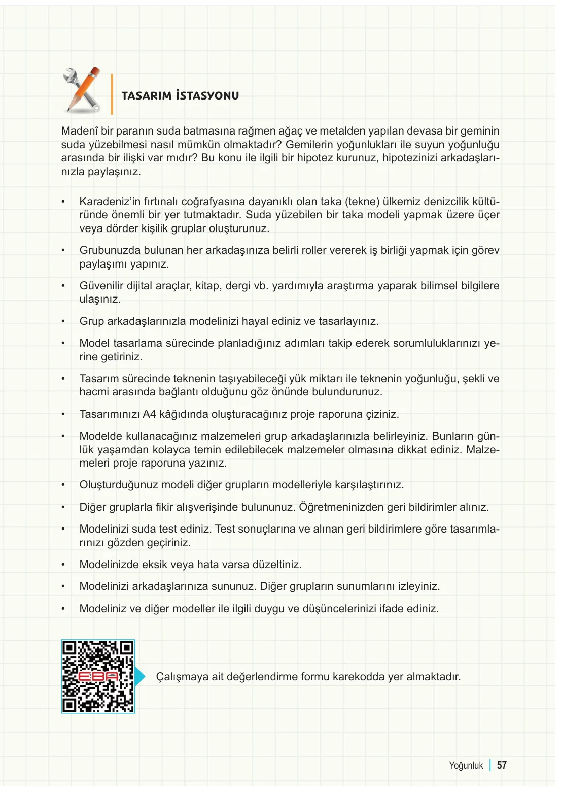 6. Sınıf Fen Bilimleri Ders Kitabı Cevapları Meb Yayınları 2. Kitap Sayfa 57
