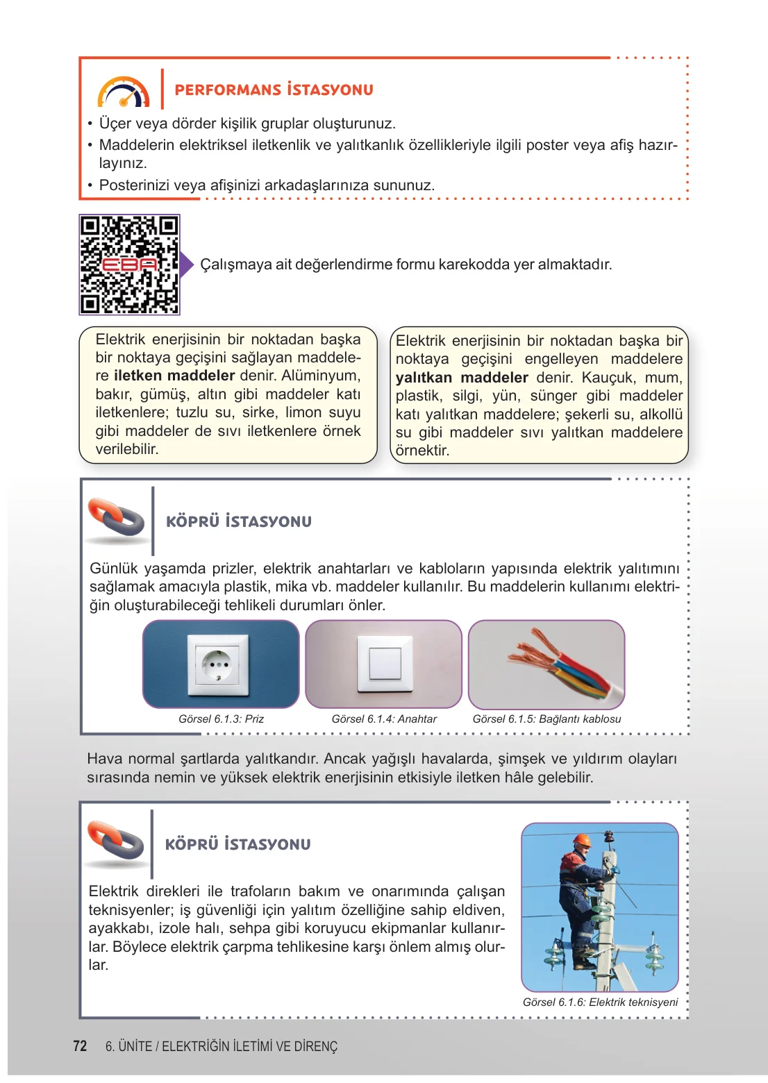 6. Sınıf Fen Bilimleri Ders Kitabı Cevapları Meb Yayınları 2. Kitap Sayfa 72