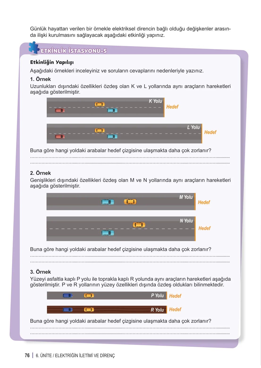 6. Sınıf Fen Bilimleri Ders Kitabı Cevapları Meb Yayınları 2. Kitap Sayfa 76