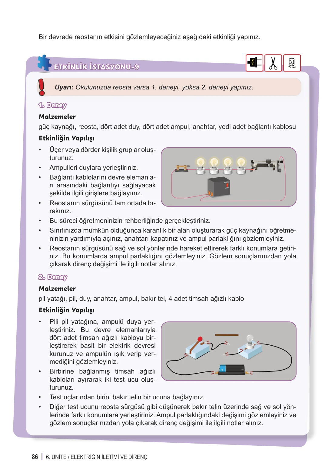 6. Sınıf Fen Bilimleri Ders Kitabı Cevapları Meb Yayınları 2. Kitap Sayfa 86