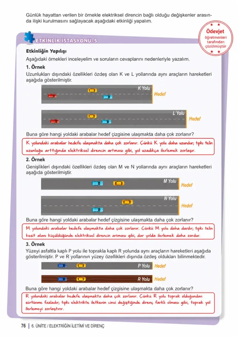 6. Sınıf Fen Bilimleri Ders Kitabı Cevapları Meb Yayınları 2. Kitap Sayfa 76 Çözüm Görseli