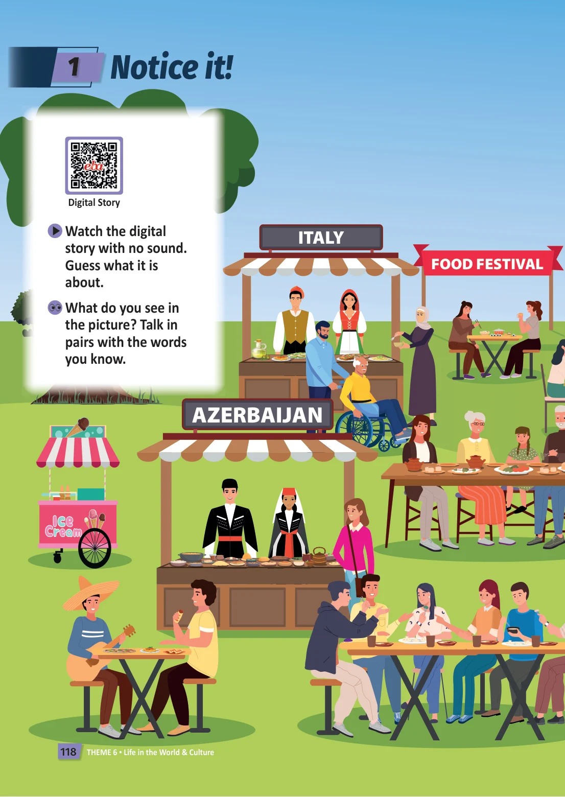 6. Sınıf İngilizce Ders Kitabı Cevapları Çoklu Yabancı Dil Eğitim Modeli Meb Yayınları Sayfa 118