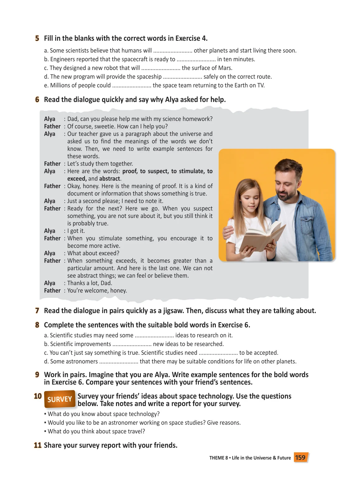 6. Sınıf İngilizce Ders Kitabı Cevapları Çoklu Yabancı Dil Eğitim Modeli Meb Yayınları Sayfa 159