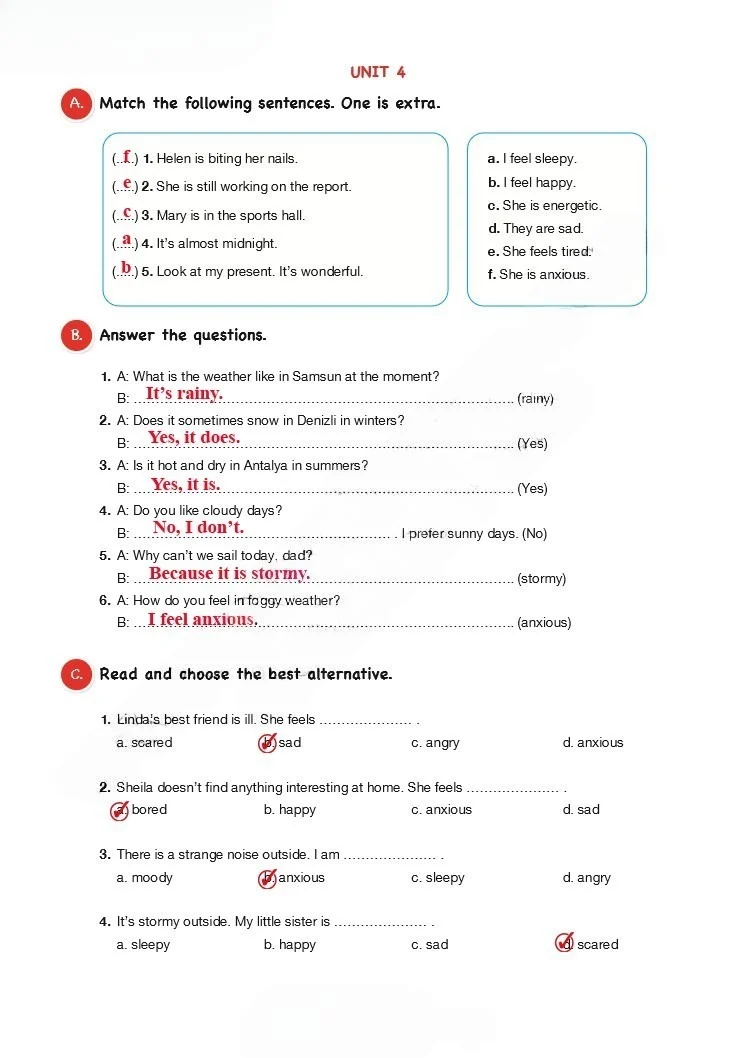 6. Sınıf İngilizce Ders Kitabı Cevapları Hecce Yayınları Sayfa 173 Çözüm Görseli