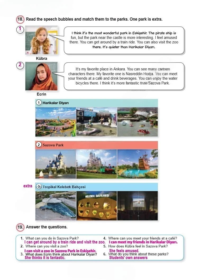 6. Sınıf İngilizce Ders Kitabı Cevapları Hecce Yayınları Sayfa 81 Çözüm Görseli