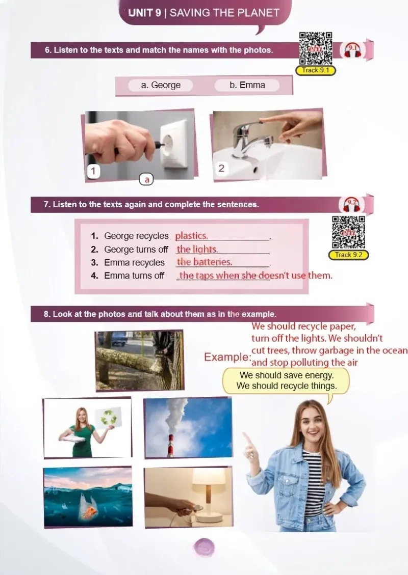 6. Sınıf İngilizce Ders Kitabı Cevapları Meb Yayınları Sayfa 101 Çözüm Görseli