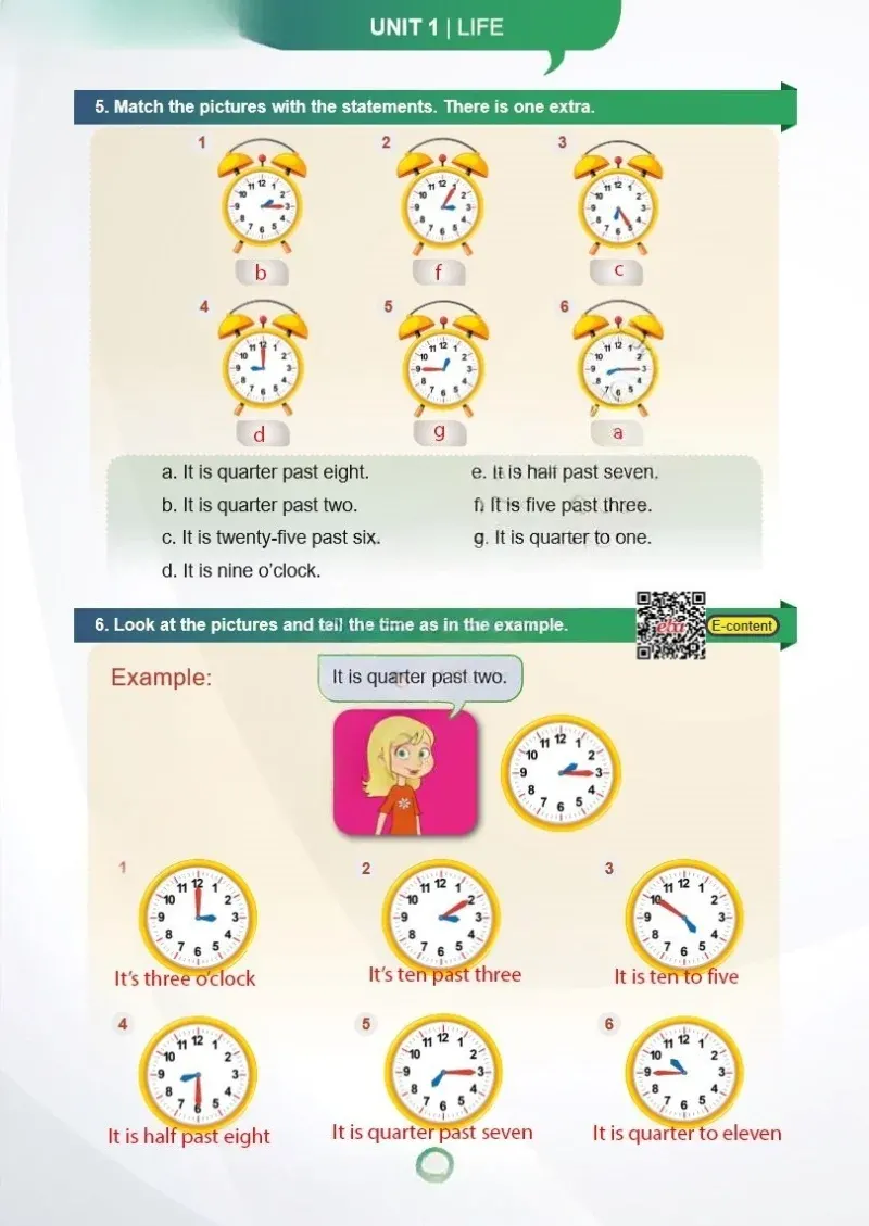 6. Sınıf İngilizce Ders Kitabı Cevapları Meb Yayınları Sayfa 15 Çözüm Görseli