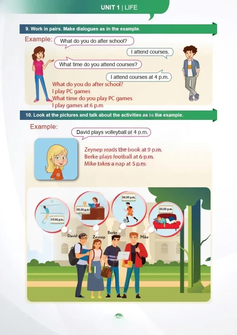 6. Sınıf İngilizce Ders Kitabı Cevapları Meb Yayınları Sayfa 17 Çözüm Görseli