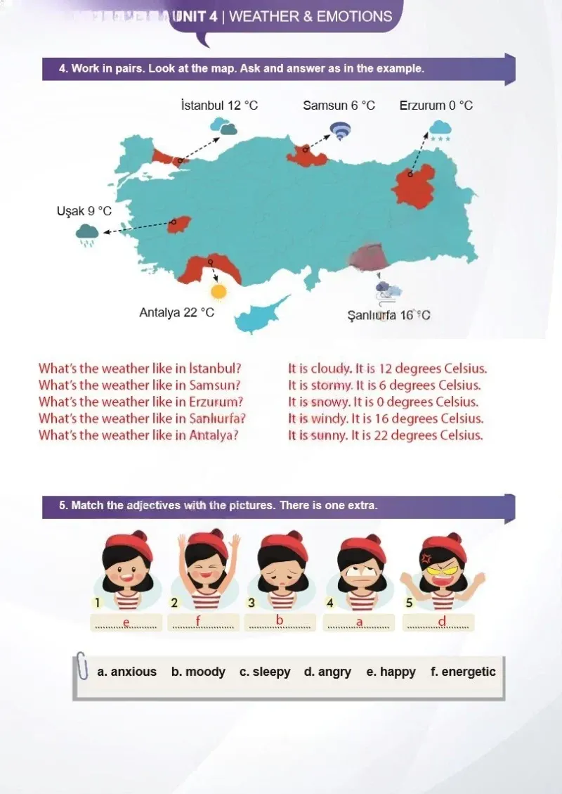 6. Sınıf İngilizce Ders Kitabı Cevapları Meb Yayınları Sayfa 46 Çözüm Görseli