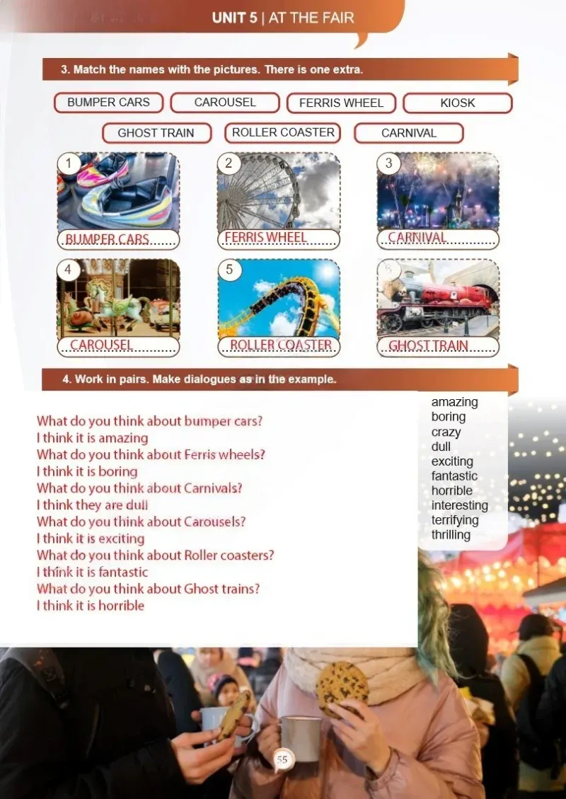 6. Sınıf İngilizce Ders Kitabı Cevapları Meb Yayınları Sayfa 55 Çözüm Görseli