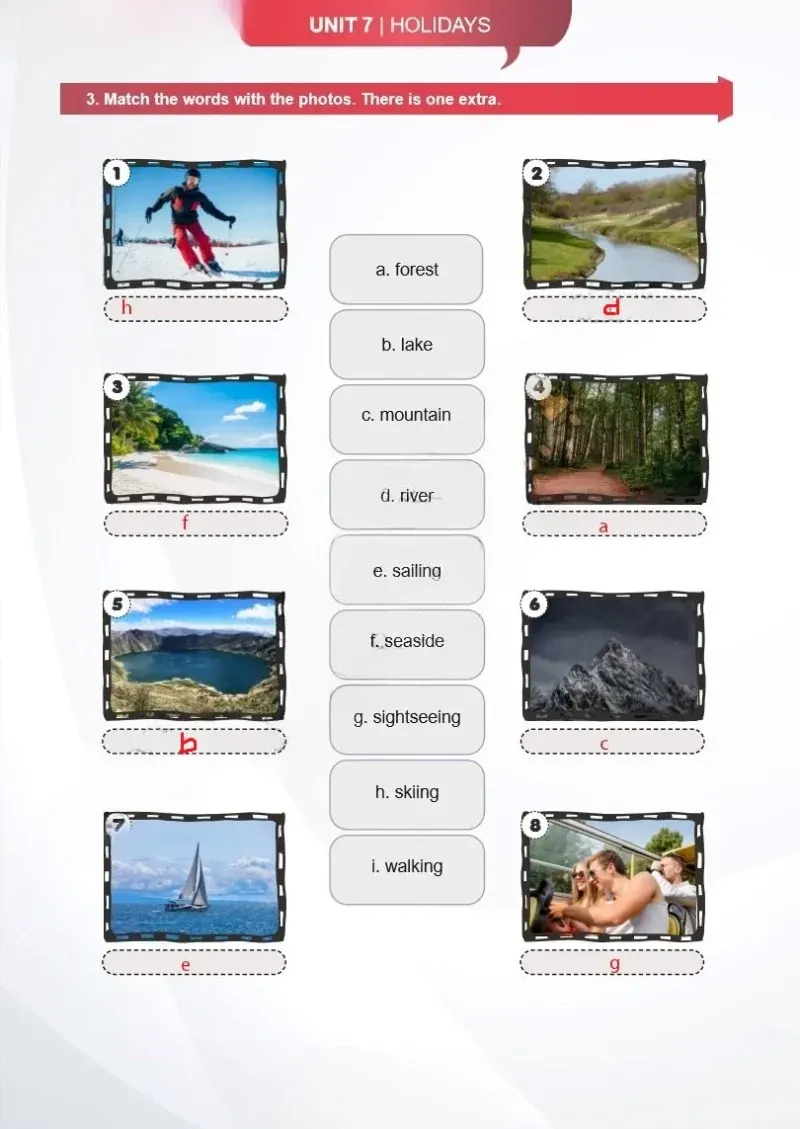 6. Sınıf İngilizce Ders Kitabı Cevapları Meb Yayınları Sayfa 77 Çözüm Görseli