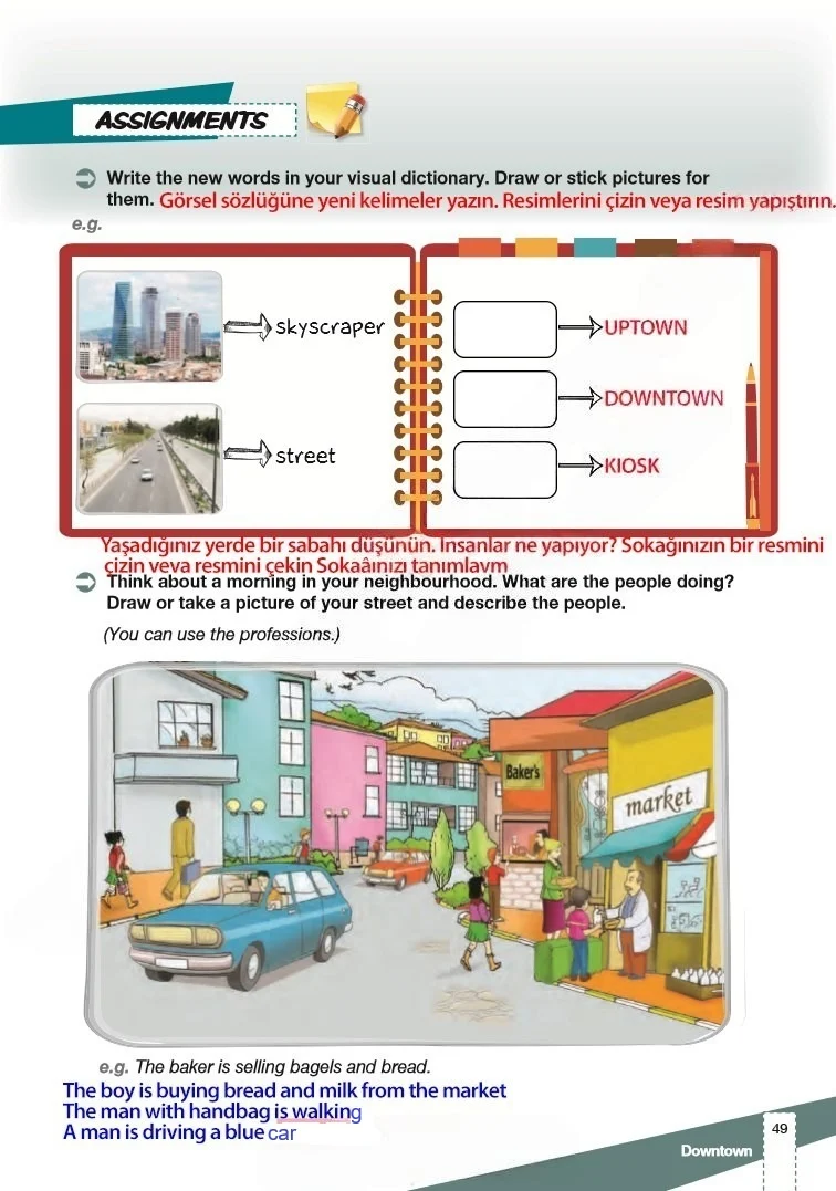6. Sınıf İngilizce Ders Kitabı Cevapları Monopol Yayınları Sayfa 49 Çözüm Görseli