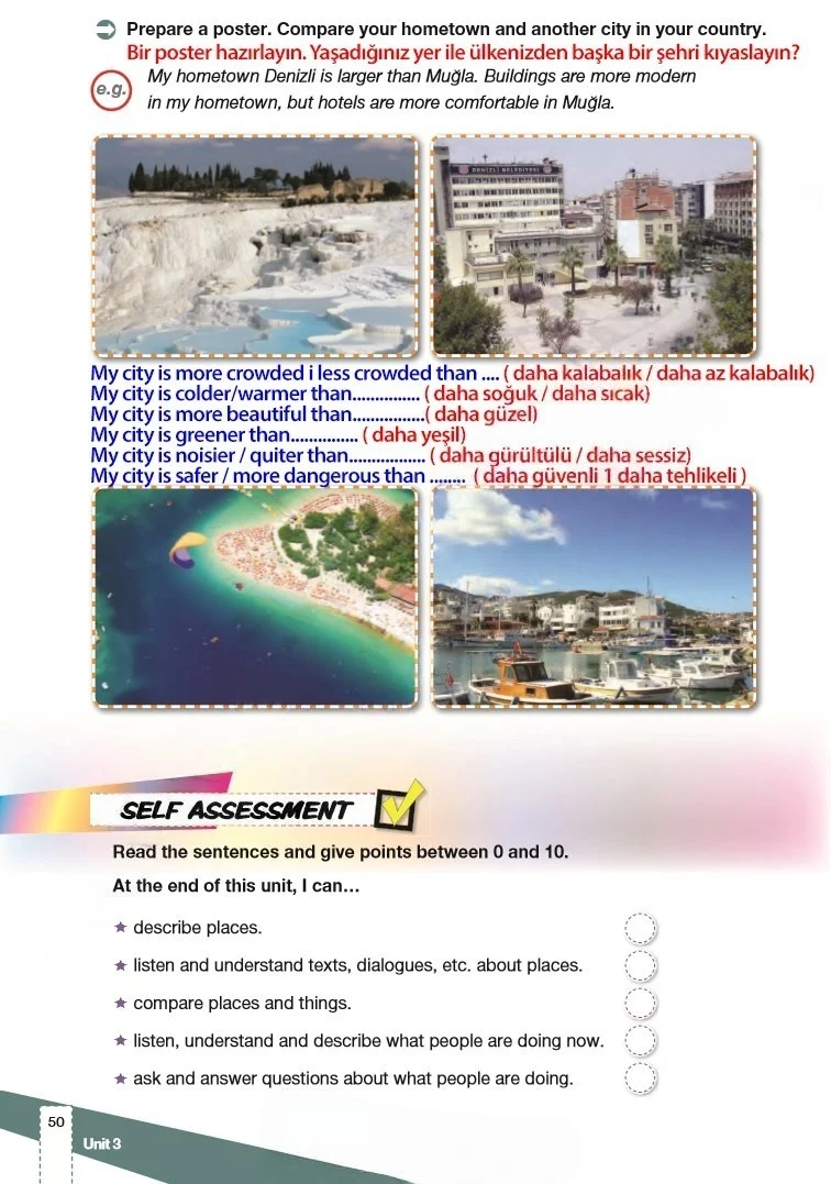 6. Sınıf İngilizce Ders Kitabı Cevapları Monopol Yayınları Sayfa 50 Çözüm Görseli