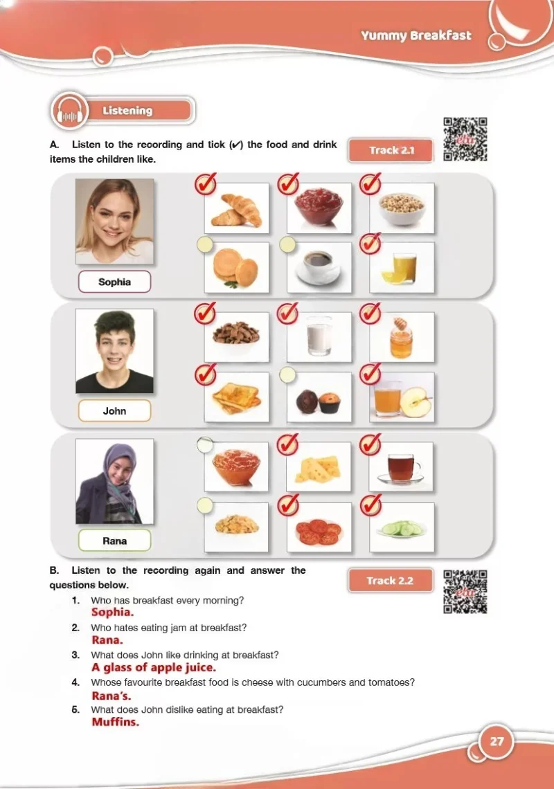 6. Sınıf İngilizce Ders Kitabı Cevapları Özgün Yayınları Sayfa 27 Çözüm Görseli