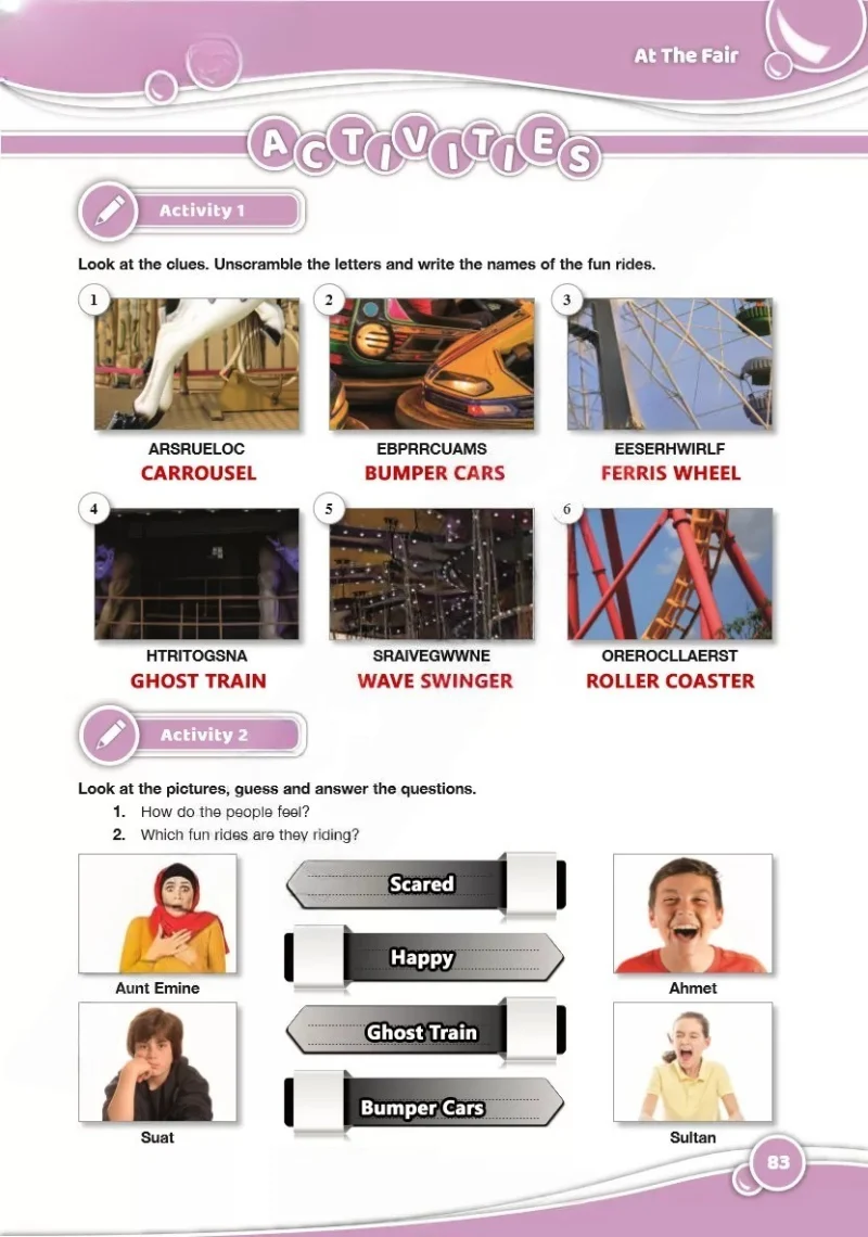 6. Sınıf İngilizce Ders Kitabı Cevapları Özgün Yayınları Sayfa 83 Çözüm Görseli