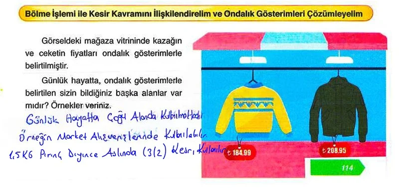 6. Sınıf Matematik Ders Kitabı Cevapları Ata Yayınları Sayfa 114 Çözüm Görseli