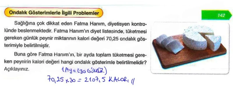 6. Sınıf Matematik Ders Kitabı Cevapları Ata Yayınları Sayfa 142 Çözüm Görseli
