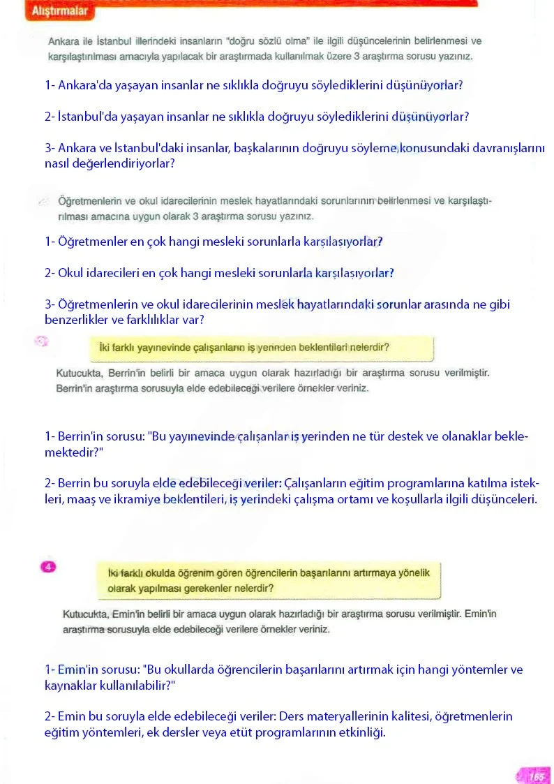 6. Sınıf Matematik Ders Kitabı Cevapları Ata Yayınları Sayfa 165 Çözüm Görseli