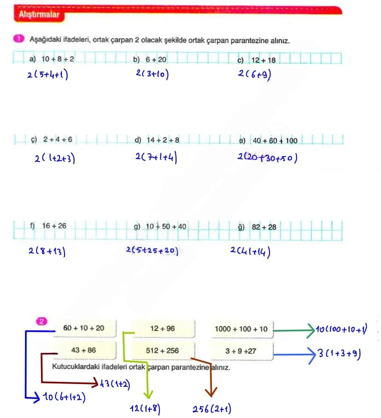 6. Sınıf Matematik Ders Kitabı Cevapları Ata Yayınları Sayfa 22 Çözüm Görseli