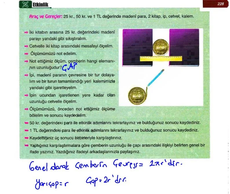 6. Sınıf Matematik Ders Kitabı Cevapları Ata Yayınları Sayfa 228 Çözüm Görseli