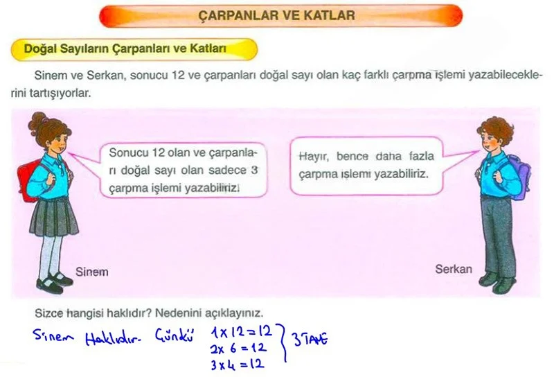 6. Sınıf Matematik Ders Kitabı Cevapları Ata Yayınları Sayfa 27 Çözüm Görseli