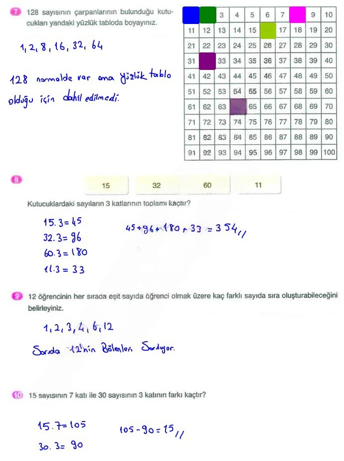 6. Sınıf Matematik Ders Kitabı Cevapları Ata Yayınları Sayfa 31 Çözüm Görseli