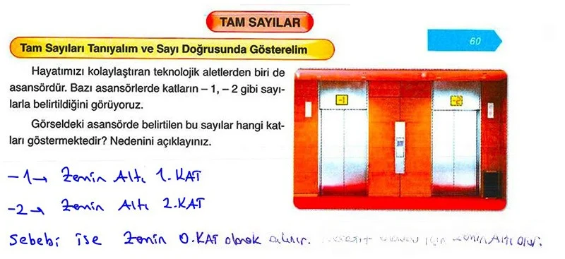 6. Sınıf Matematik Ders Kitabı Cevapları Ata Yayınları Sayfa 60 Çözüm Görseli