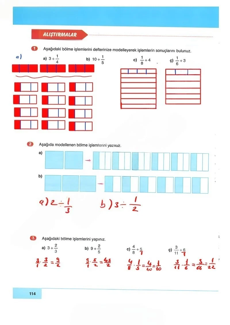 6. Sınıf Matematik Ders Kitabı Cevapları Doğa Yayınları Sayfa 114 Çözüm Görseli