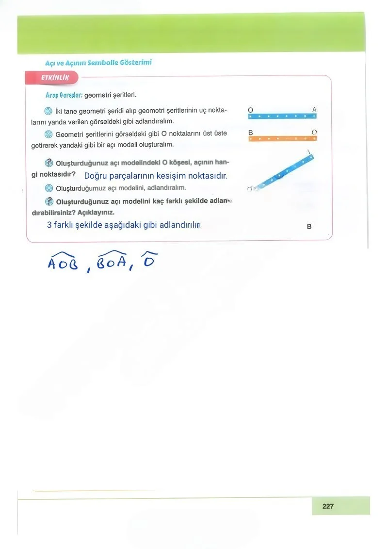 6. Sınıf Matematik Ders Kitabı Cevapları Doğa Yayınları Sayfa 227 Çözüm Görseli