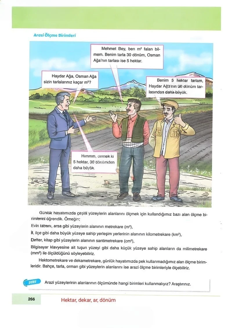 6. Sınıf Matematik Ders Kitabı Cevapları Doğa Yayınları Sayfa 266 Çözüm Görseli