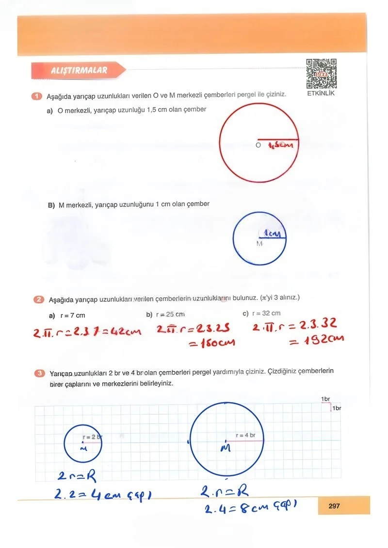 6. Sınıf Matematik Ders Kitabı Cevapları Doğa Yayınları Sayfa 297 Çözüm Görseli
